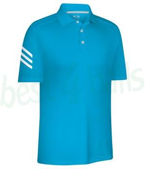 Adidas climacool 3 stripe polo shirt online