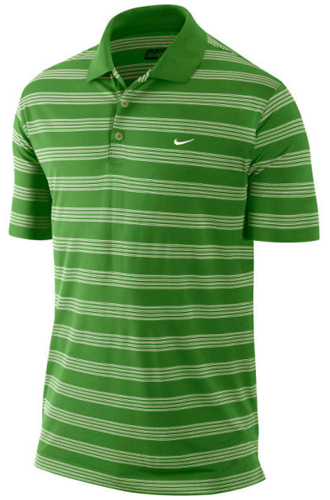 green nike golf shirt
